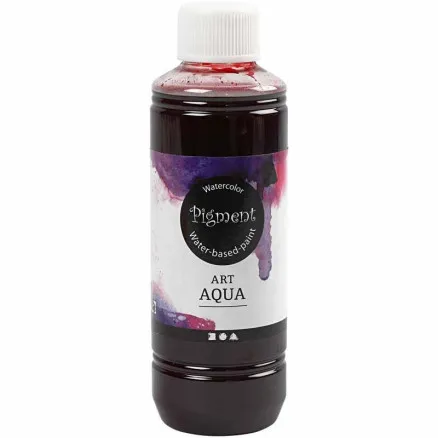Liquid watercolour, red, 250 ml / 1 bottle.