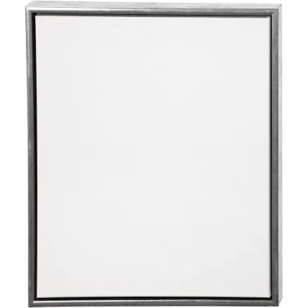 ArtistLine Canvas with Frame White/Antique Silver 50x60cm/54x64x3cm