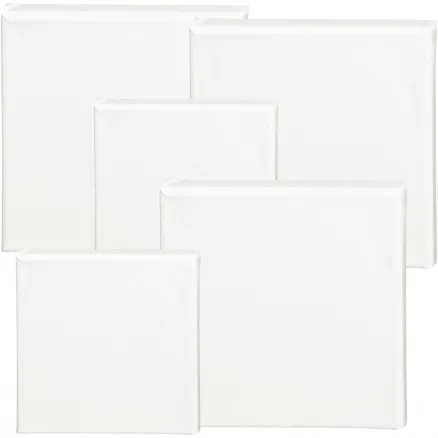 ArtistLine Canvas, white, size 15x15+20x20 cm, D: 1.6 cm, 360 g, 40 pcs.